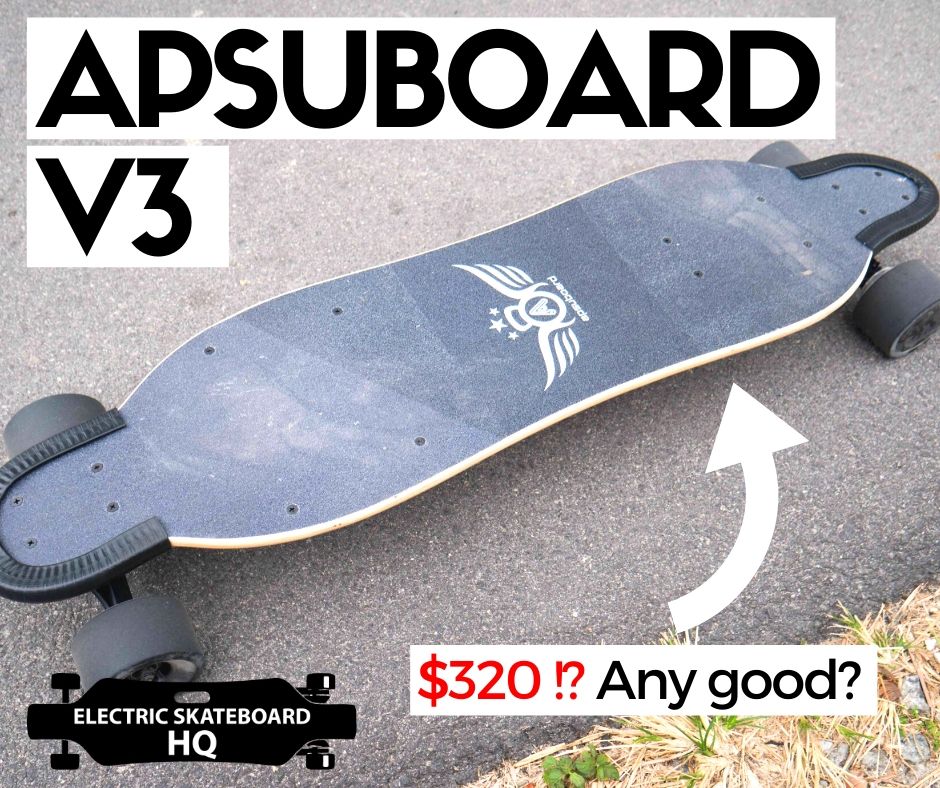Apsuboard V3 Review – The most affordable Electric Skateboard.