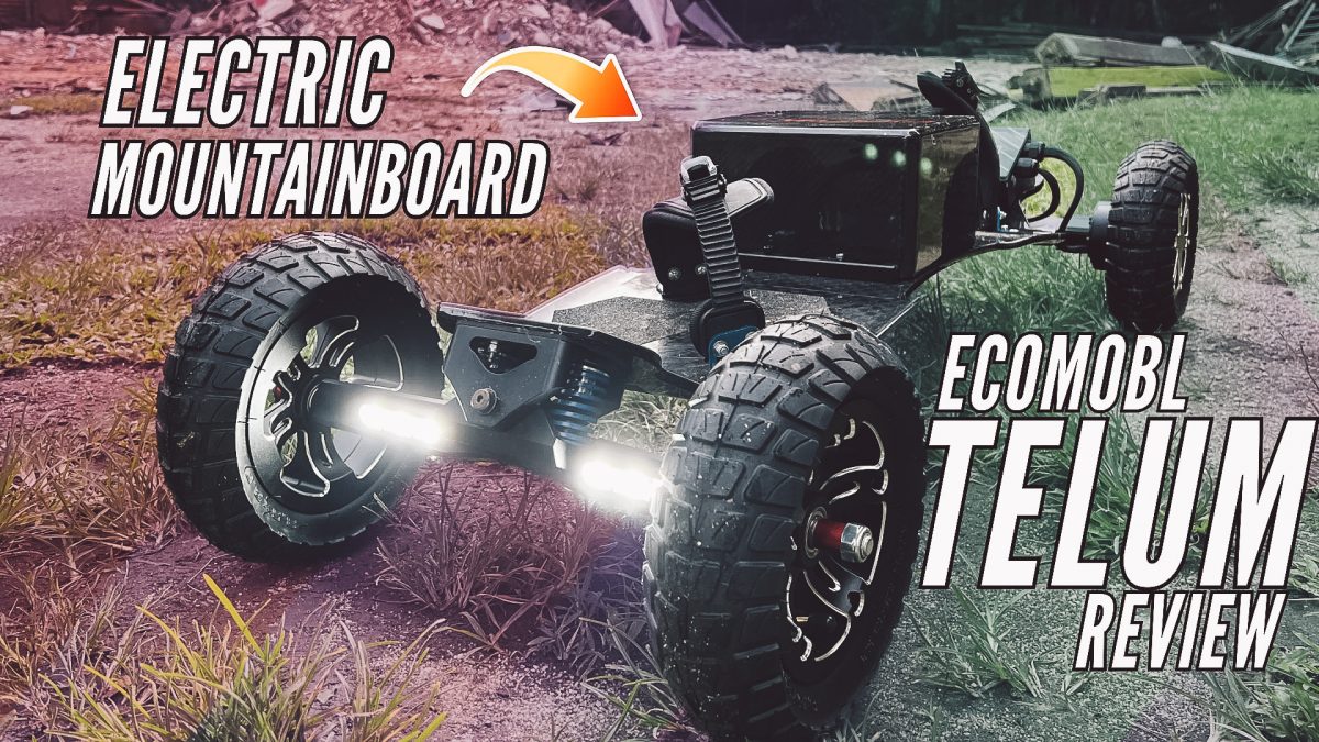 Ecomobl Telum Review – Electric Mountainboard!