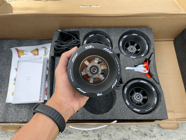 Wowgo 3E 105mm wheels