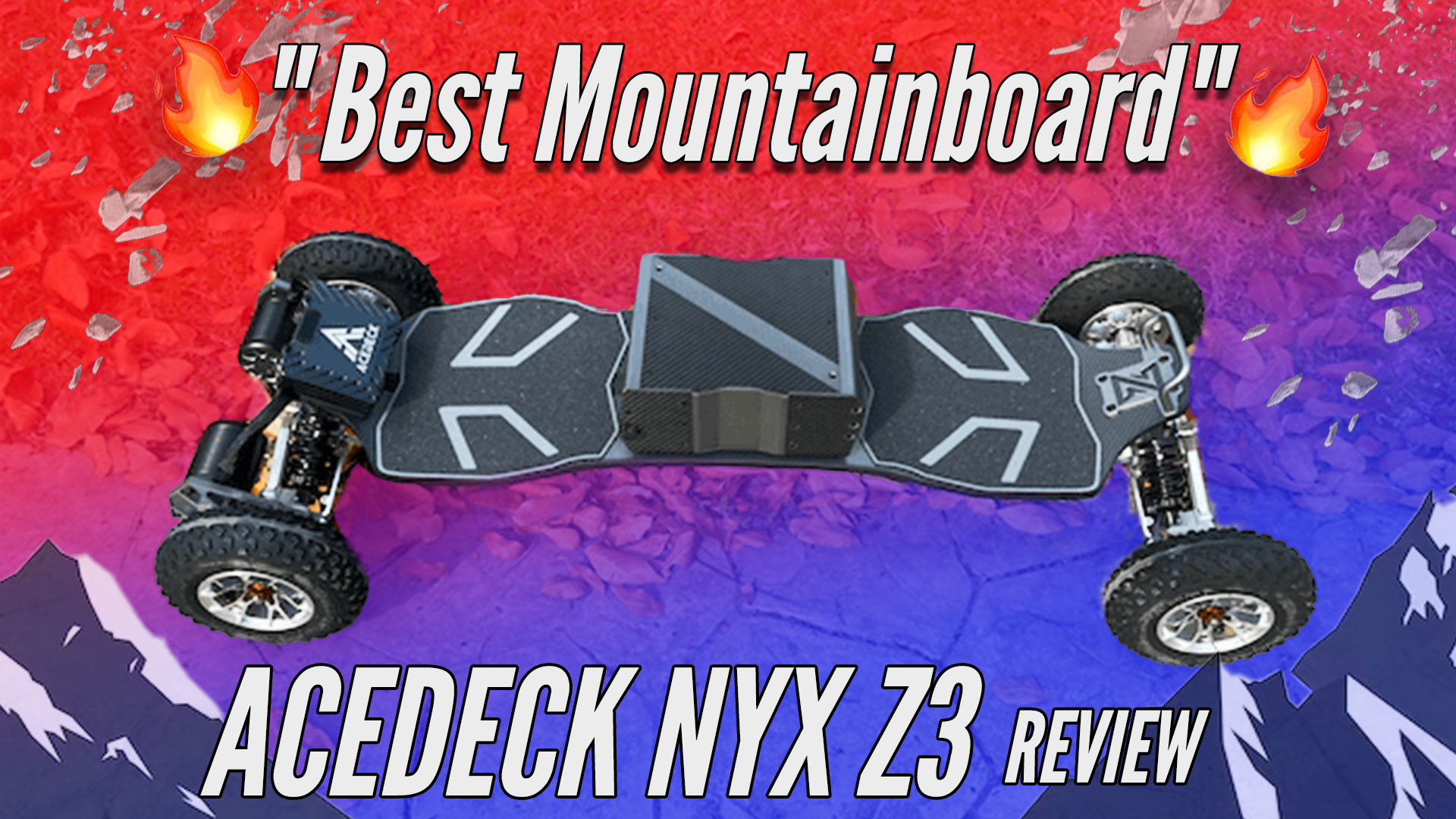 Acedeck Nyx Z3 Review – Best mountainboard!